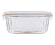 Altom Fresh Relief pojemnik z pok. kwadratowy 0,8l 16x16x7cm taupe - 1580556 - zdjęcie 2